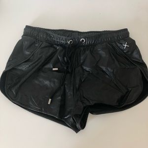 Black workout shorts